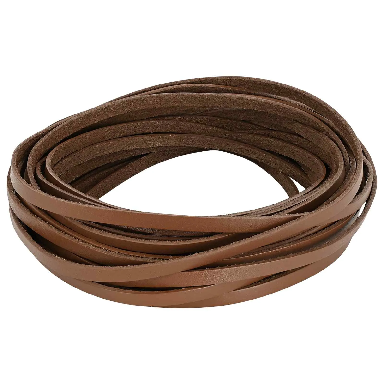 vidaxl kožni remen 1 smeđa 500 x 0,5 cm koža - slika 1