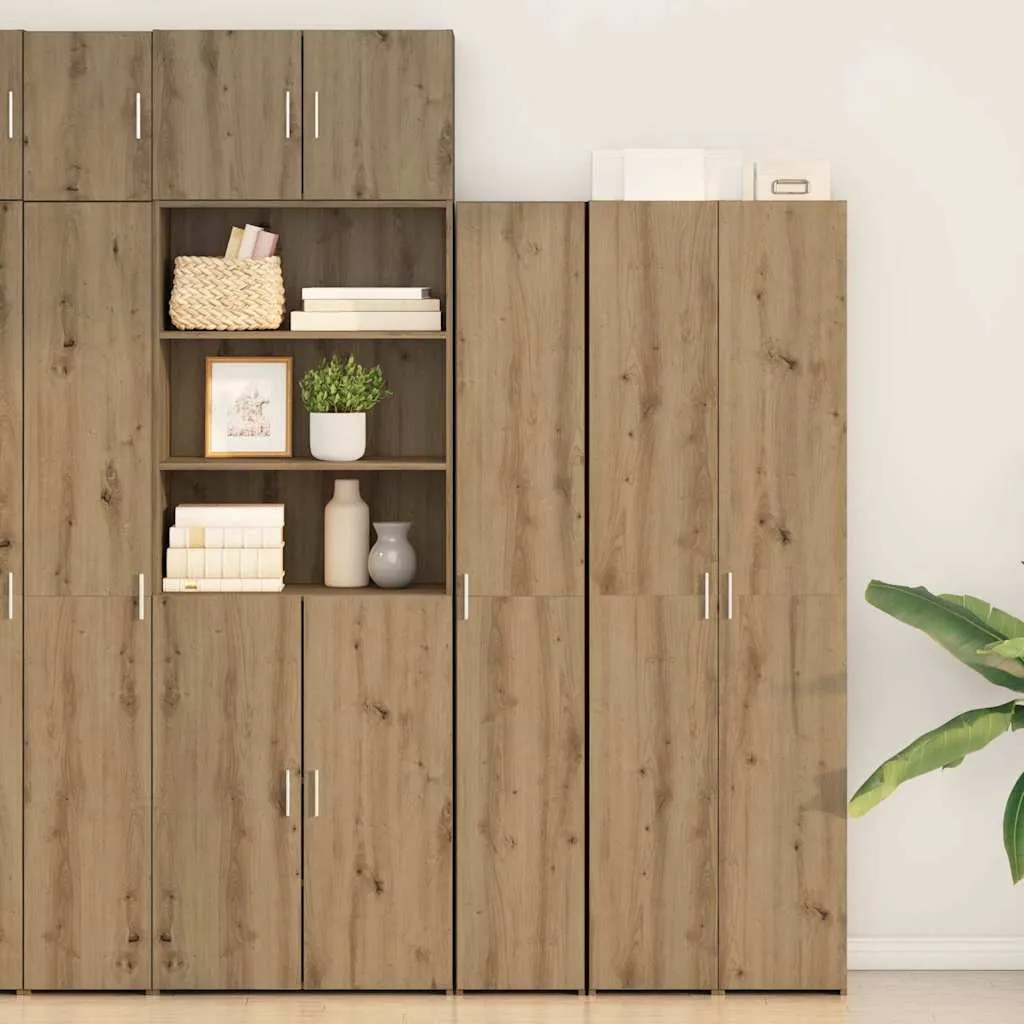 vidaXL Highboard Umjetnički hrast 30 x 42,5 x 185 cm - Venlo