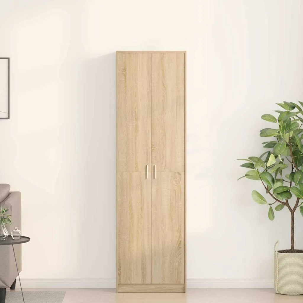 vidaXL Ormarić Sonoma hrast 55 x 25 x 189 cm Konstruirano drvo - Venlo