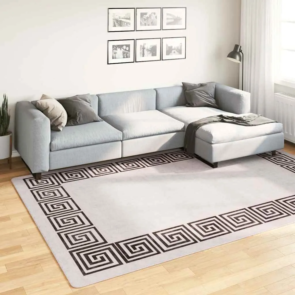 vidaXL Perivi tepih 190 x 300 cm svjetlobež - Venlo