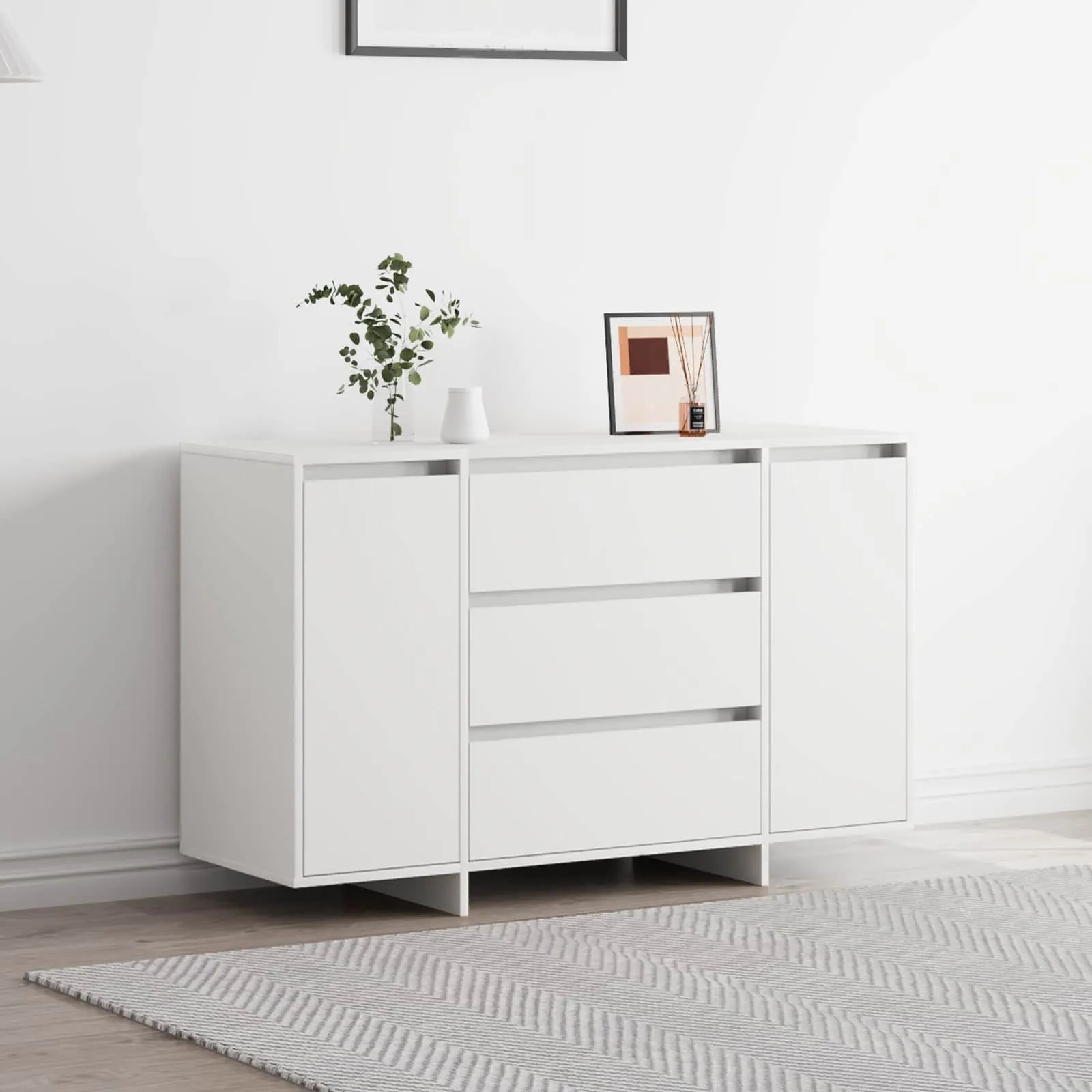 vidaXL Kreveta s ladicama Bijelo 120 x 41 x 75 cm Konstruirano drvo - Venlo