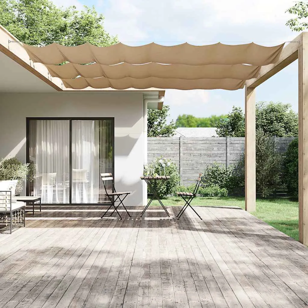 vidaXL Okomita tenda smeđe-siva 140 x 800 cm od tkanine Oxford - Venlo
