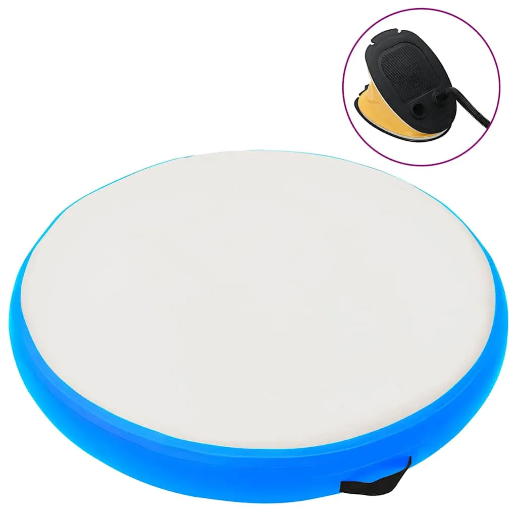 vidaXL Gimnastička prostirka na napuhavanje 100x100x10 cm PVC plava - Venlo