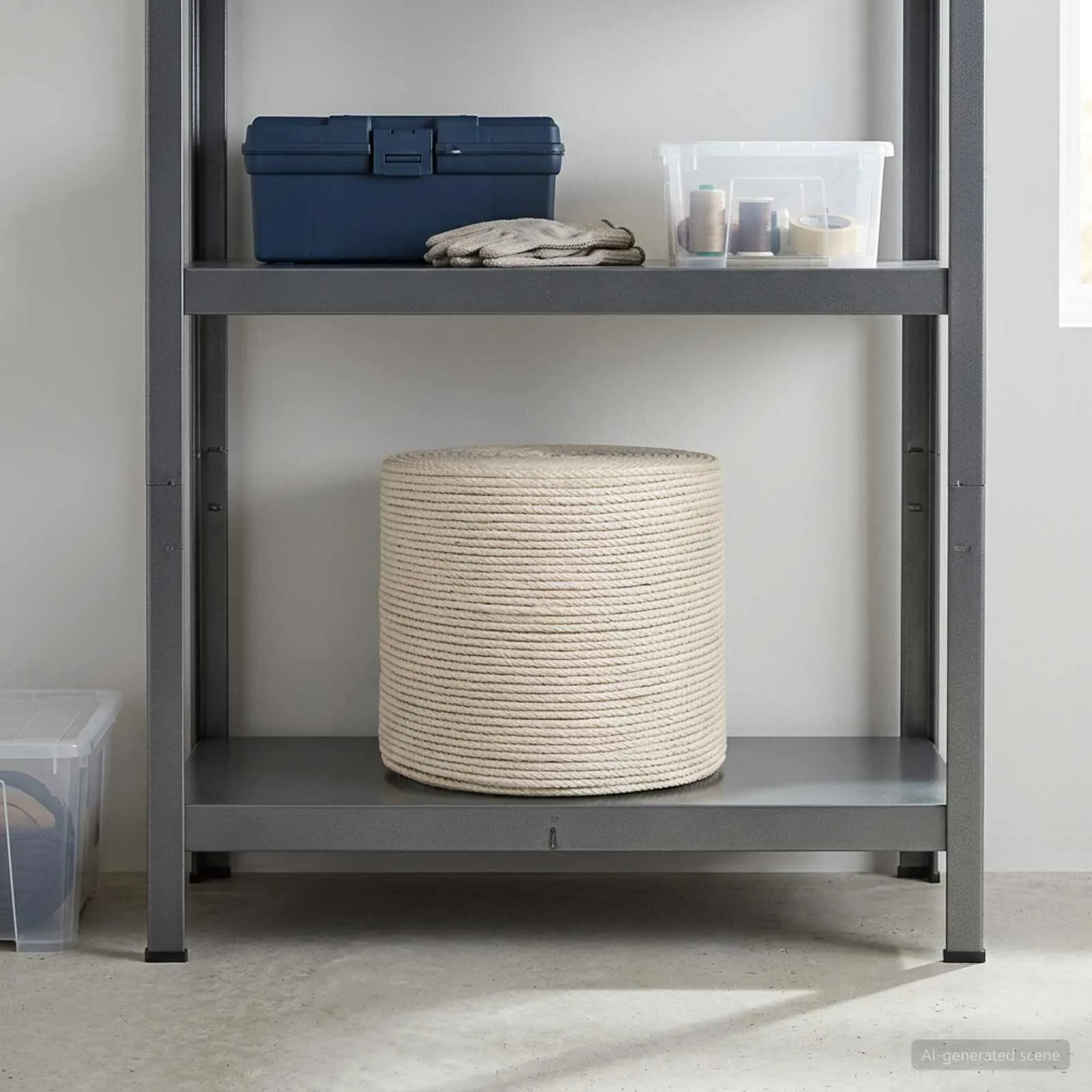 vidaxl uže od jute 8 mm bijela 100% juta tossa - slika 1