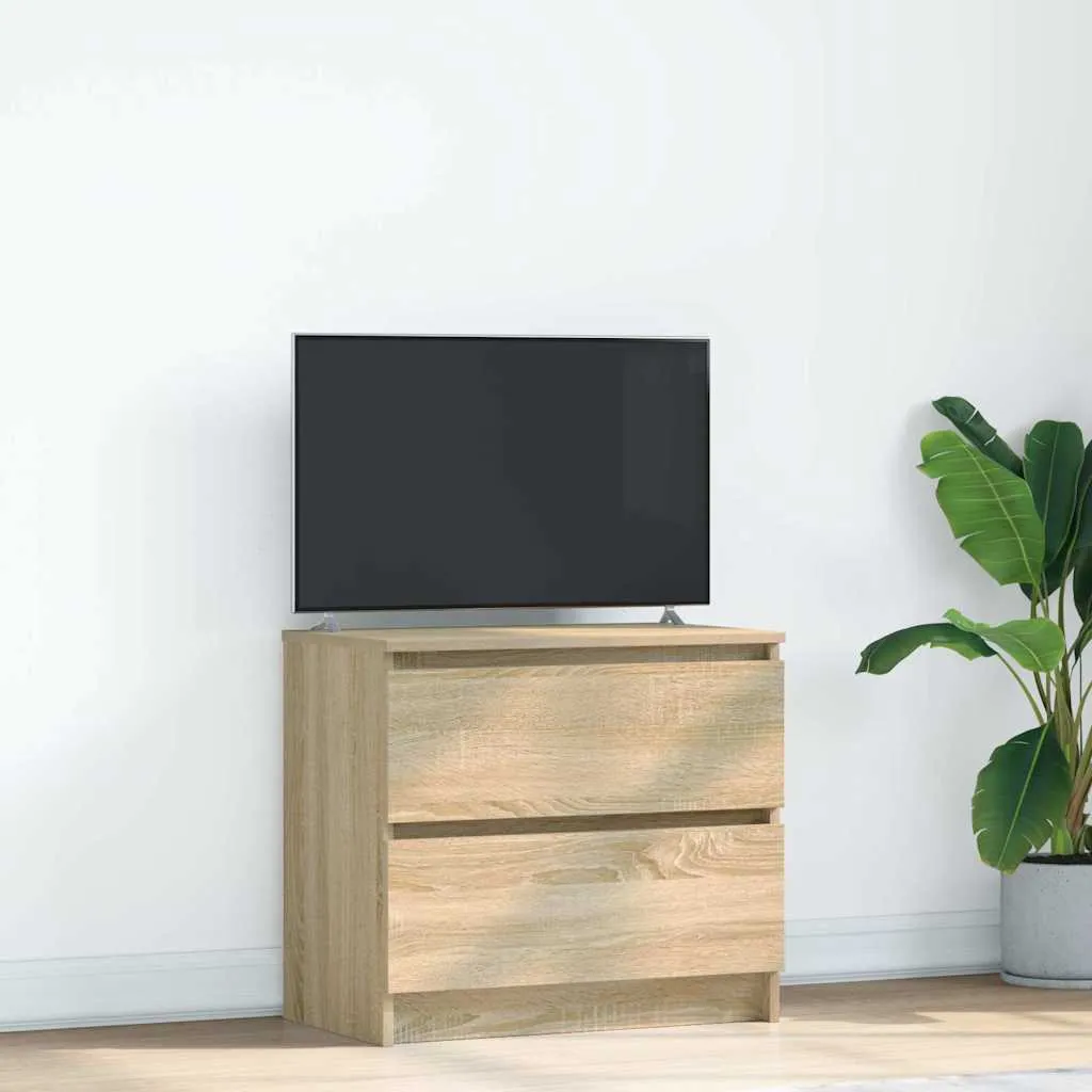 vidaxl tv ormarić boja hrasta 60x35x54 cm od konstruiranog drva - slika 1