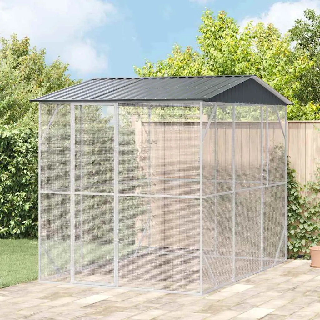 vidaXL Kavez za ptice Antracit 227 x 310 x 247 cm - Venlo