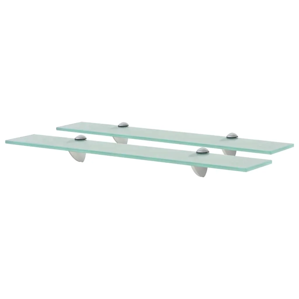 vidaXL Zidne police 2 kom staklene 60 x 10 cm 8 mm - Venlo