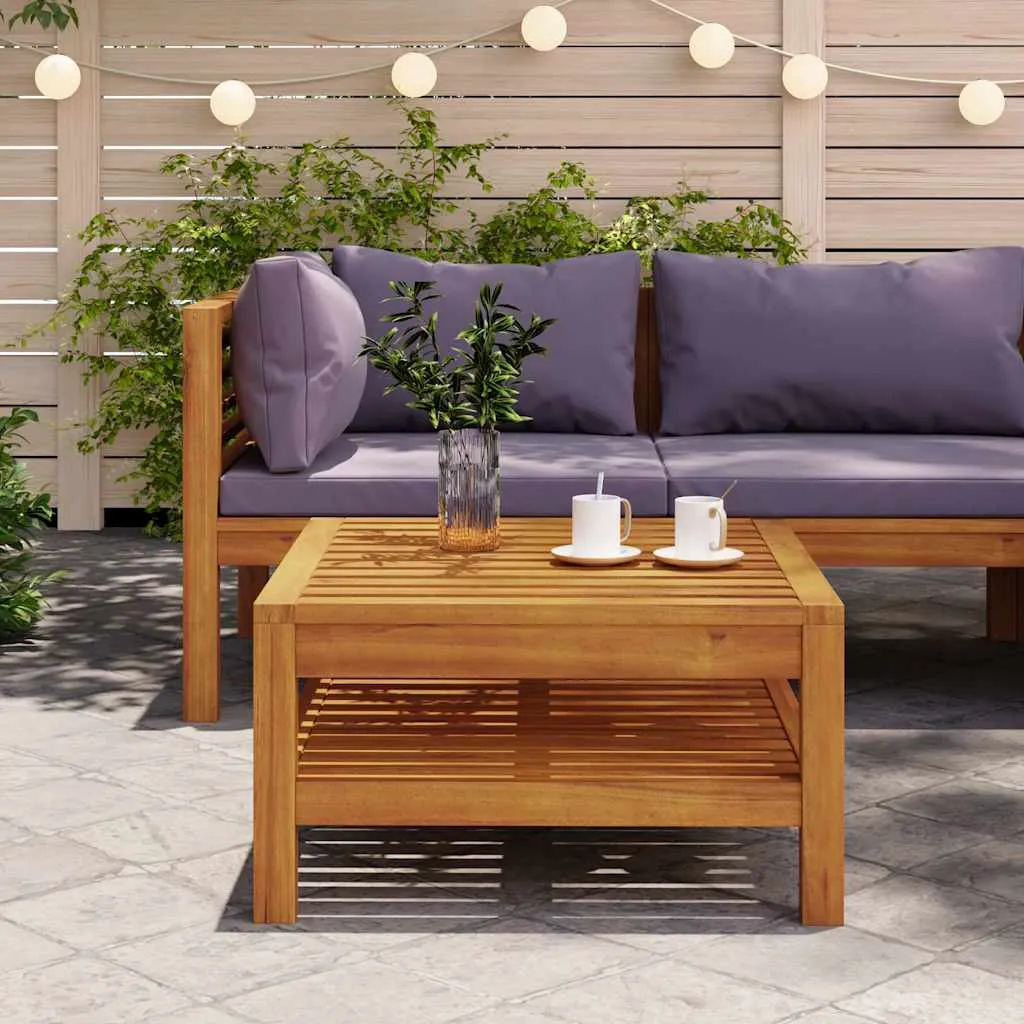 vidaXL Stolić za kavu 65 x 65 x 35 cm od masivnog bagremovog drva - Venlo