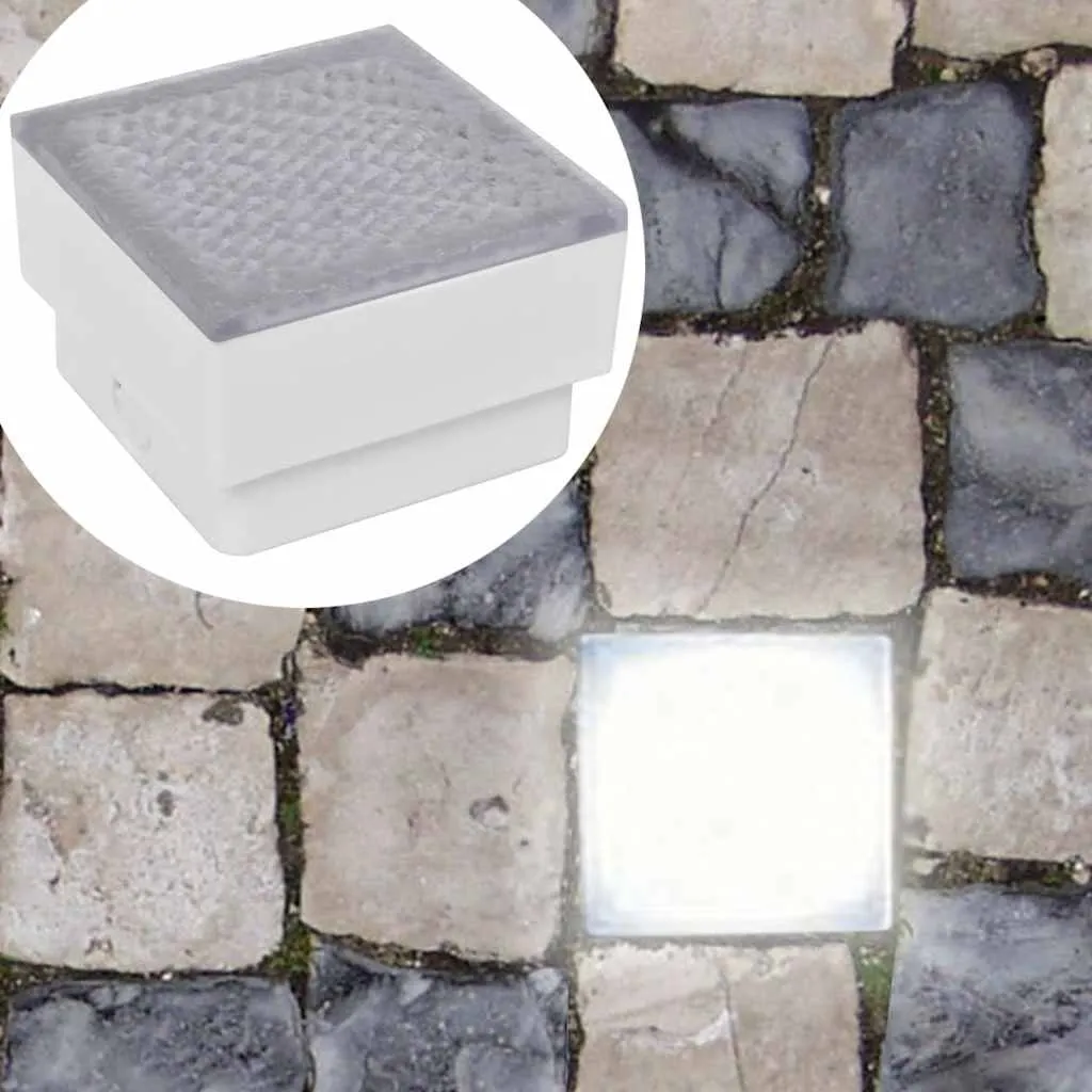 vidaXL 2 LED podne ugradbene svjetiljke 100 x 100 x 68 mm - Venlo
