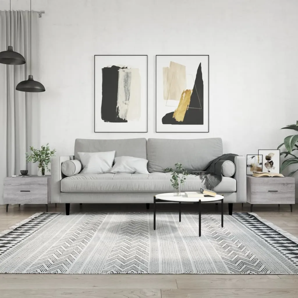 vidaXL Stolići za kavu 2 kom boja hrast 50x50x40 cm konstruirano drvo - Venlo