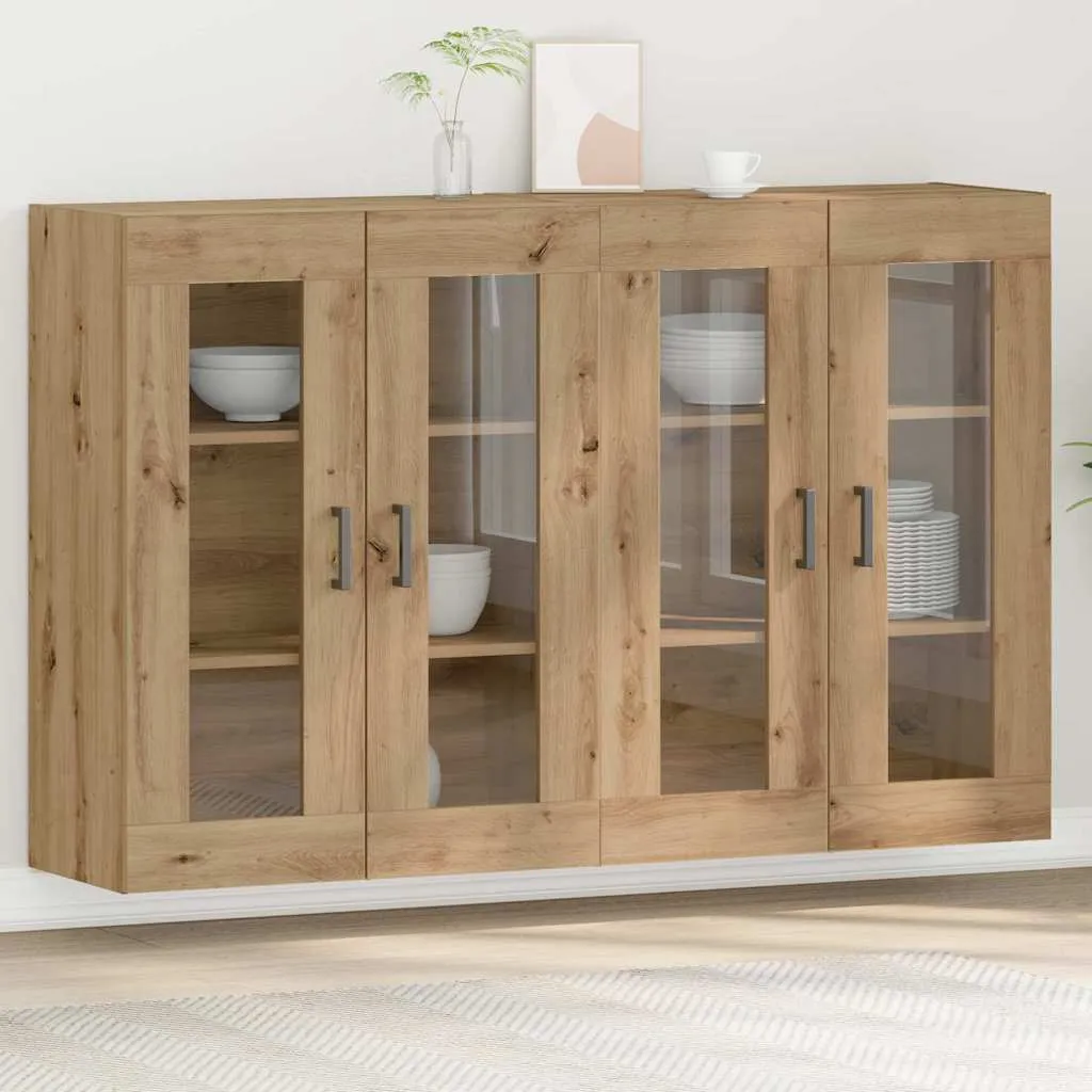 vidaXL Zidni ormari 2 kom. Umjetnički hrast 69,5 x 34 x 90 cm - Venlo