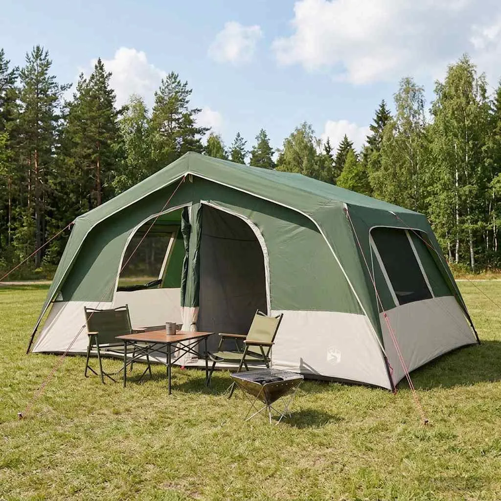 vidaxl obiteljski šator 533 x 312 x 230 cm zelena - slika 1