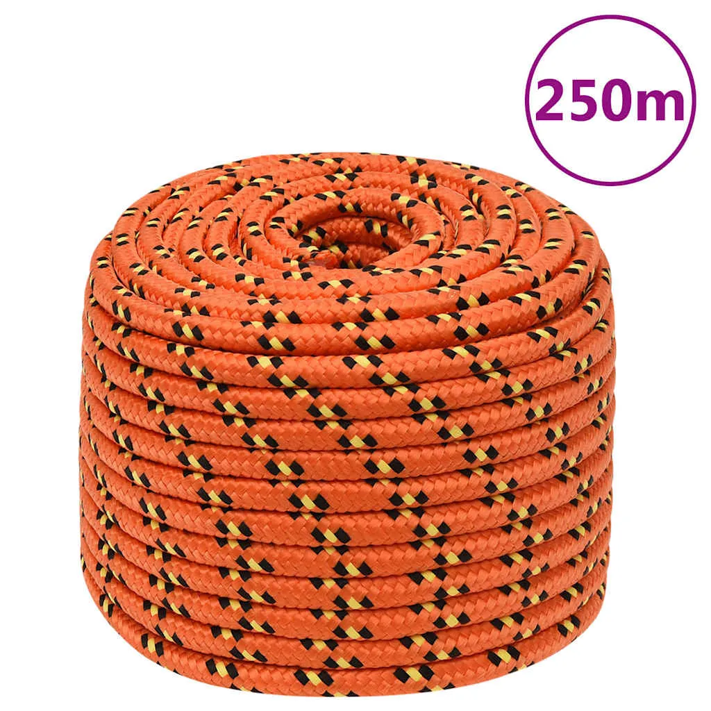 vidaxl brodski konop narančasto 12 mm 250 m od polipropilena - slika 1