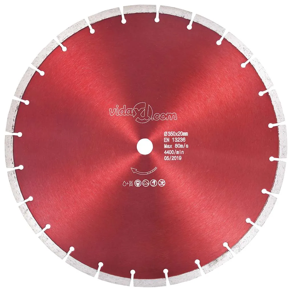vidaxl dijamantni disk za rezanje čelični 350 mm - slika 1