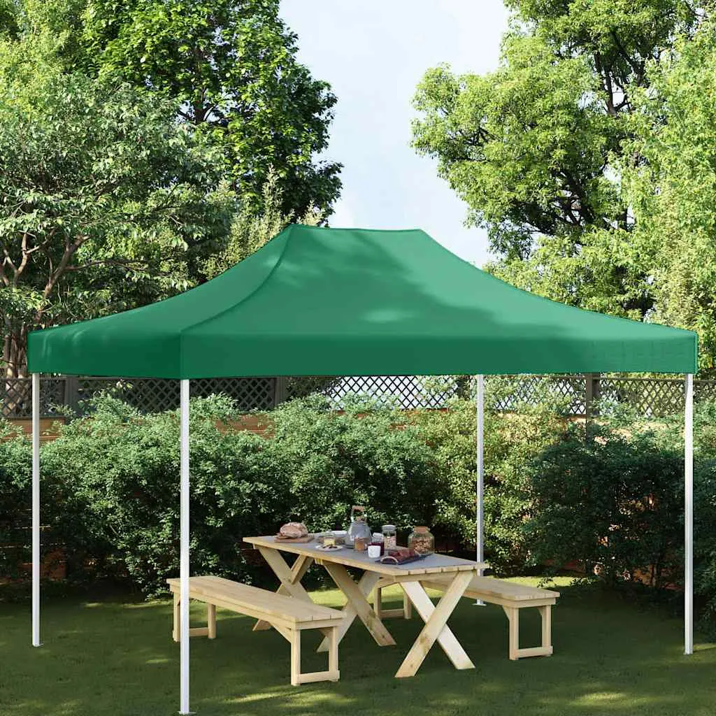 vidaXL Krov za šator za zabave 4 x 3 m zeleni 270 g/m² - Venlo