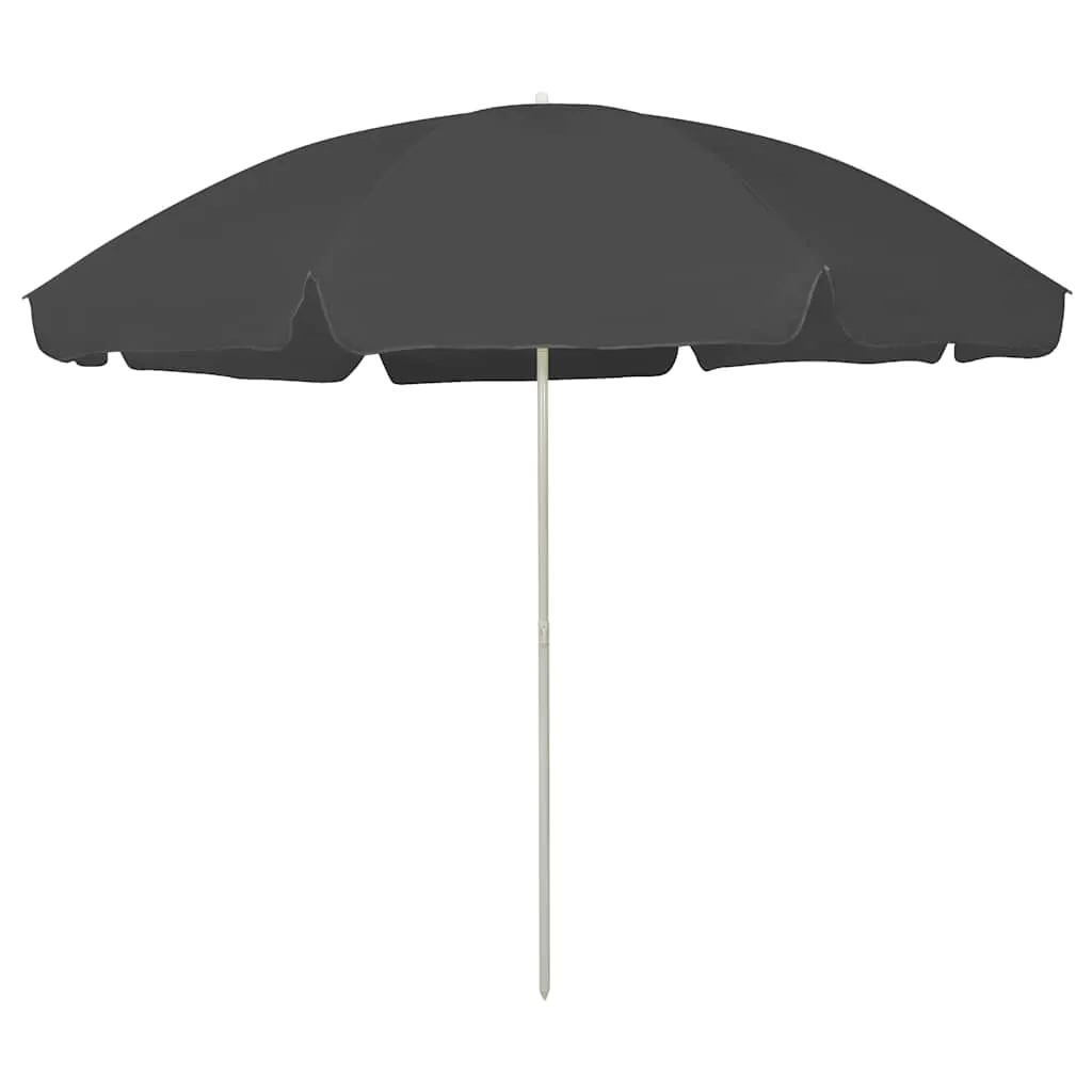 vidaXL Suncobran za plažu antracit 300 cm - Venlo
