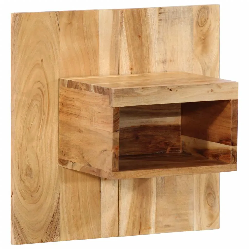 vidaxl noćni ormarić 50x27x50 cm puno drvo bagrem - slika 1
