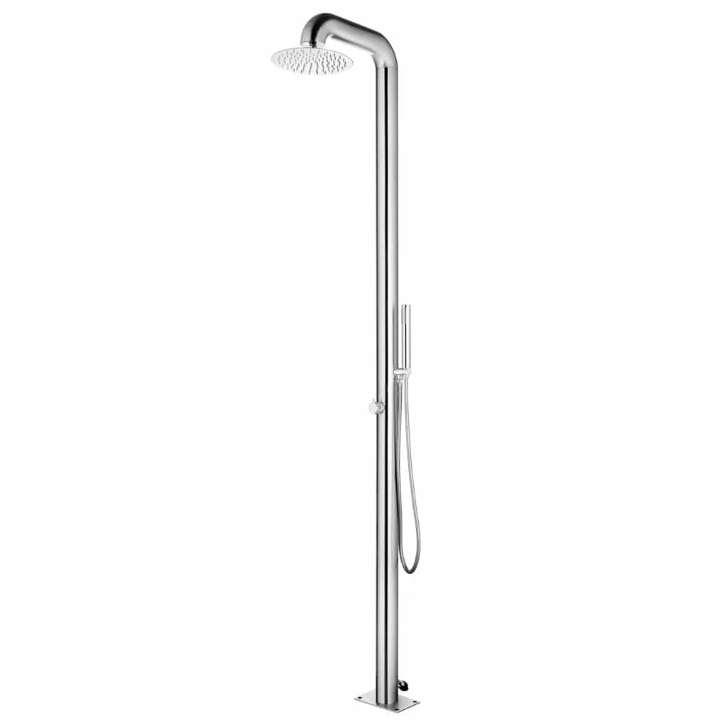 vidaXL Vrtni tuš od nehrđajućeg čelika 225 cm - Venlo