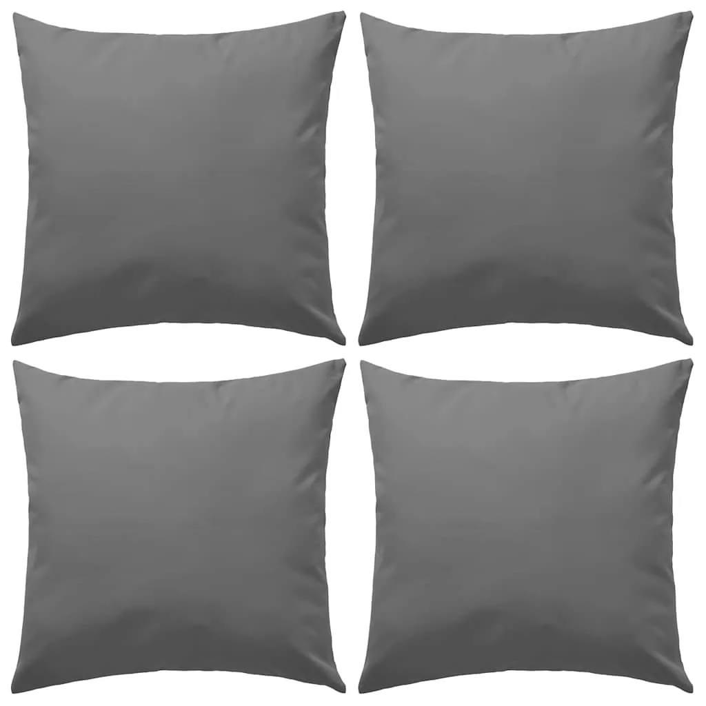 vidaXL Vrtni jastuci 4 kom 45 x 45 cm sivi - Venlo