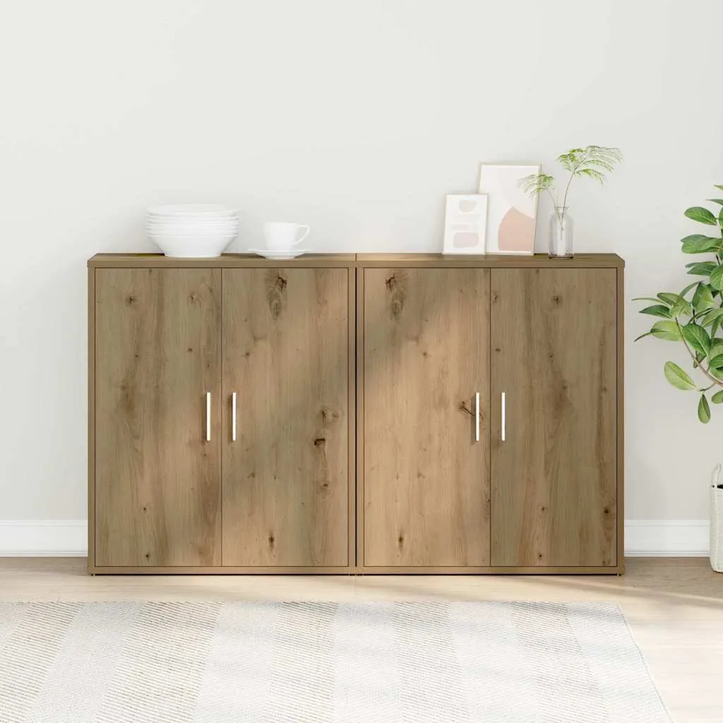 vidaXL Kreveta 2 kom. Umjetnički hrast 60 x 31 x 70 cm - Venlo