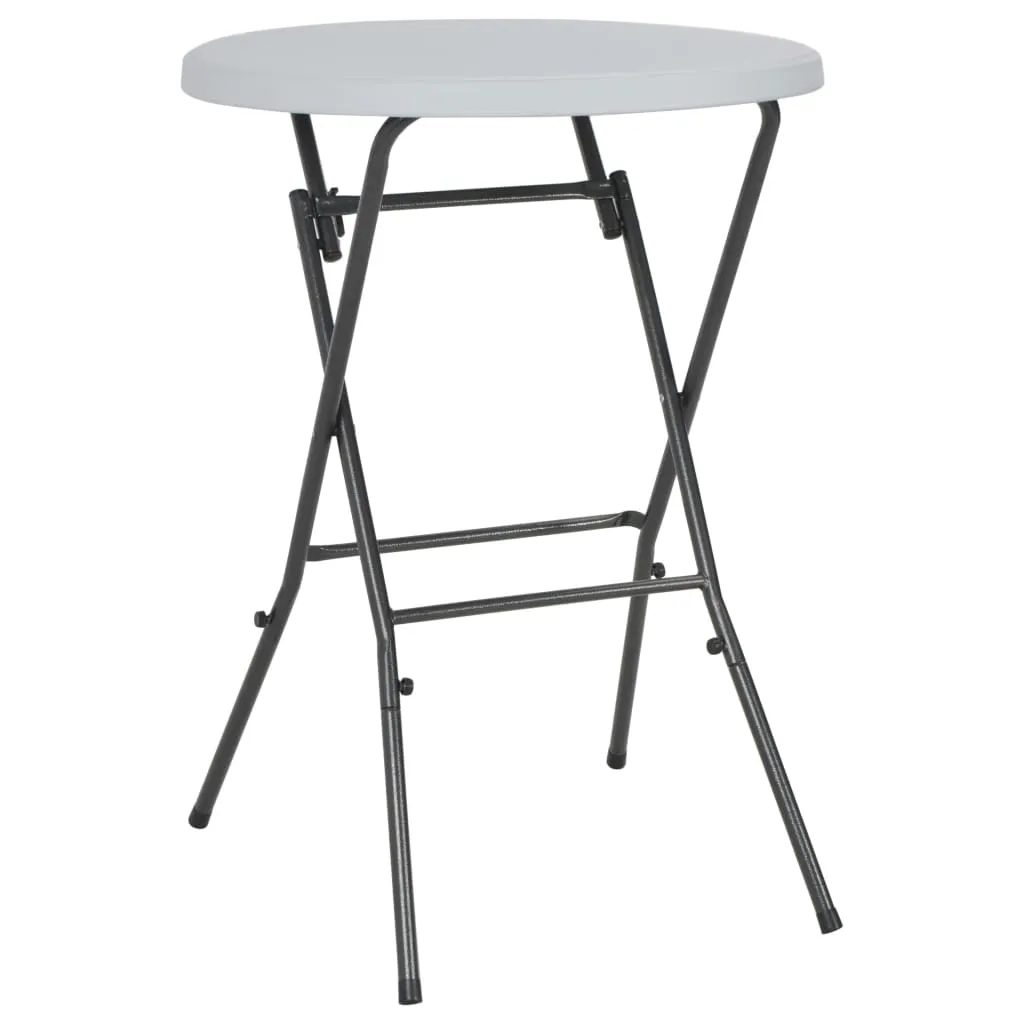 vidaXL Sklopivi barski stol bijeli 80 x 110 cm HDPE - Venlo