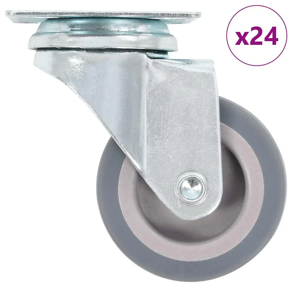 vidaxl okretni kotačići 24 kom 50 mm - slika 1