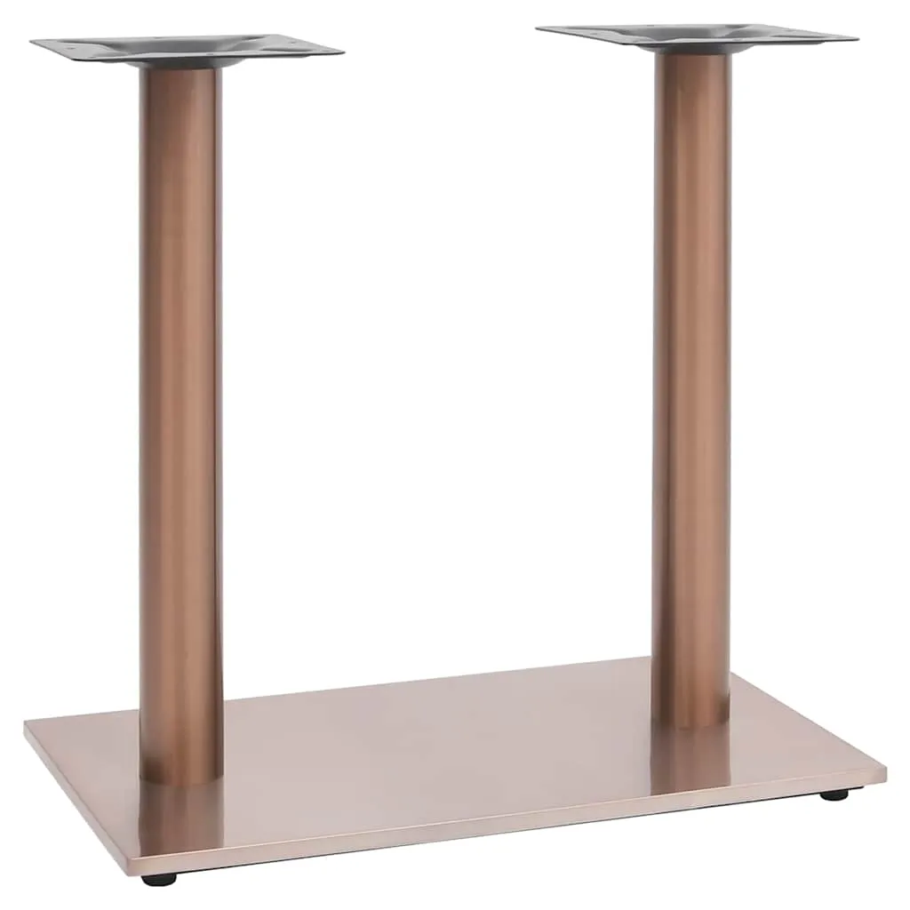 vidaXL Noga za bistro stol mjedena 70x40x72 cm od nehrđajućeg čelika - Venlo
