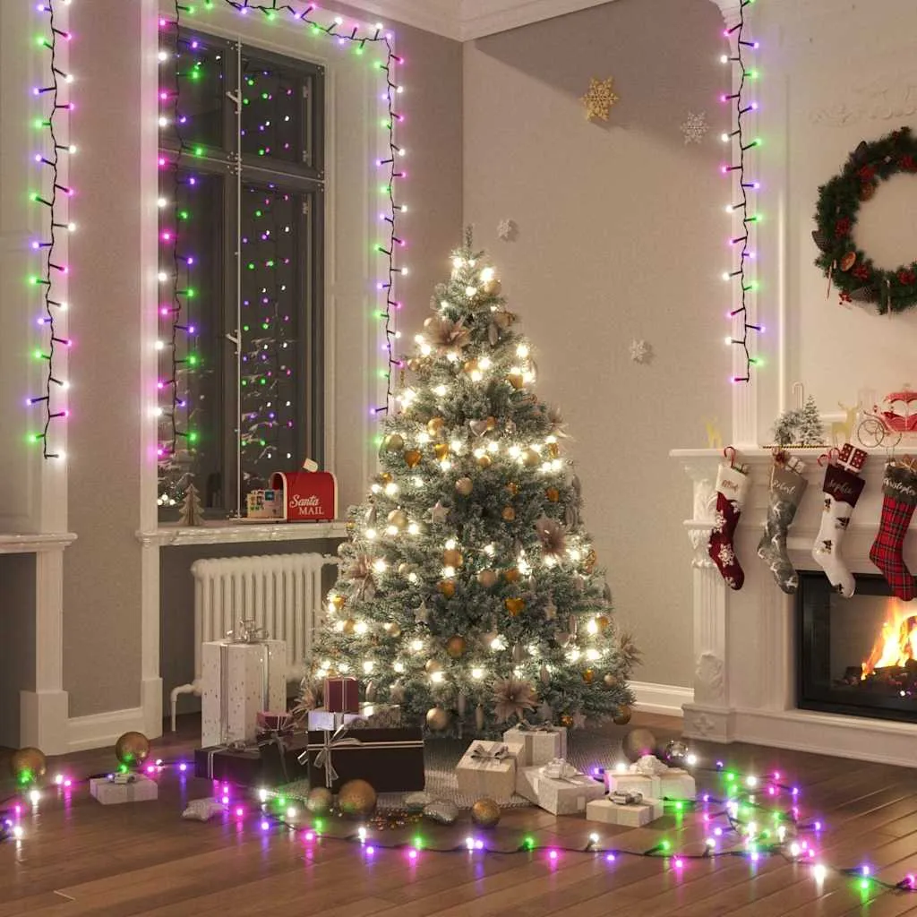 vidaxl kompaktna led traka s 2000 led žarulja pastelna šarena 45 m pvc - slika 1