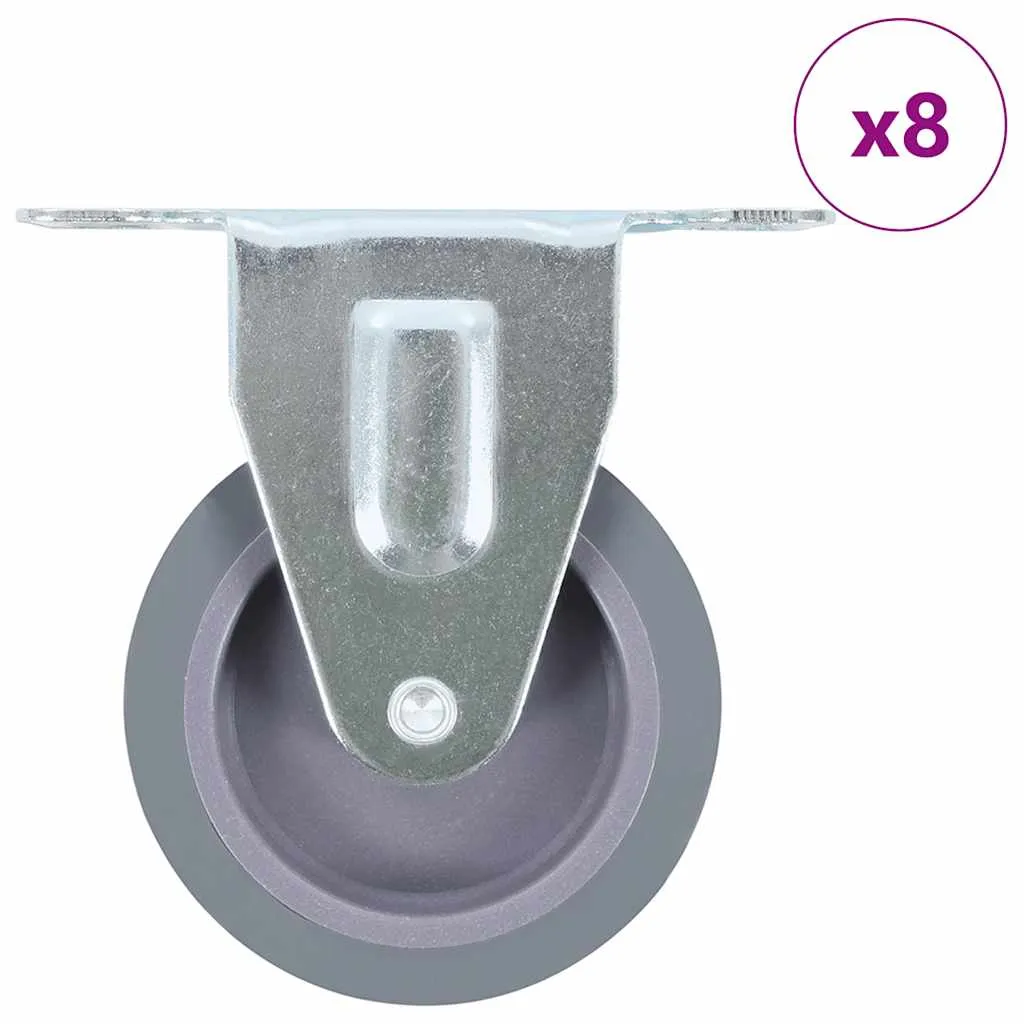 vidaxl fiksni kotačići 8 kom 75 mm - slika 1