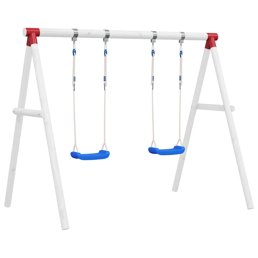 vidaXL Sjedala za ljuljačke s užadi 2 kom plava 38 x 16 cm polietilen - Venlo
