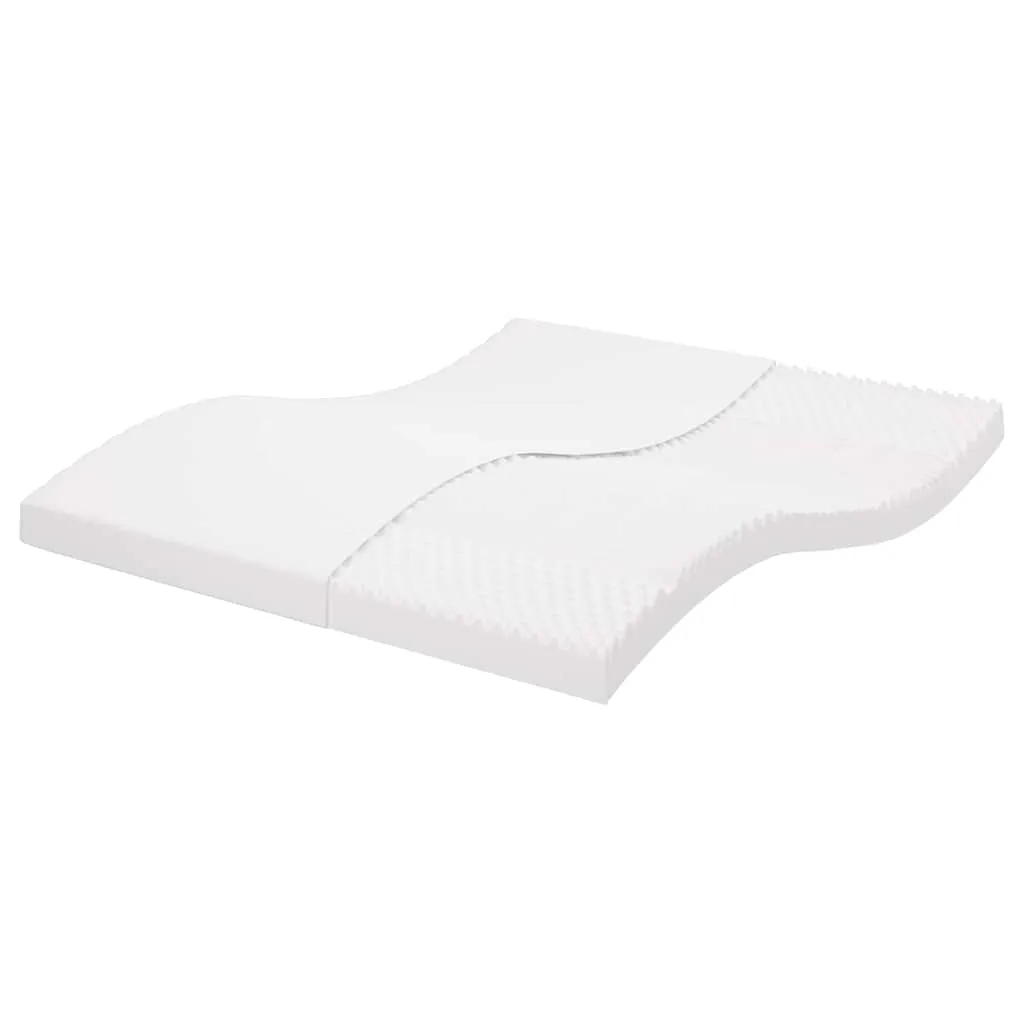 vidaxl madrac od pjene bijeli 160x210 cm 7 zona tvrdoća 20 ild - slika 1