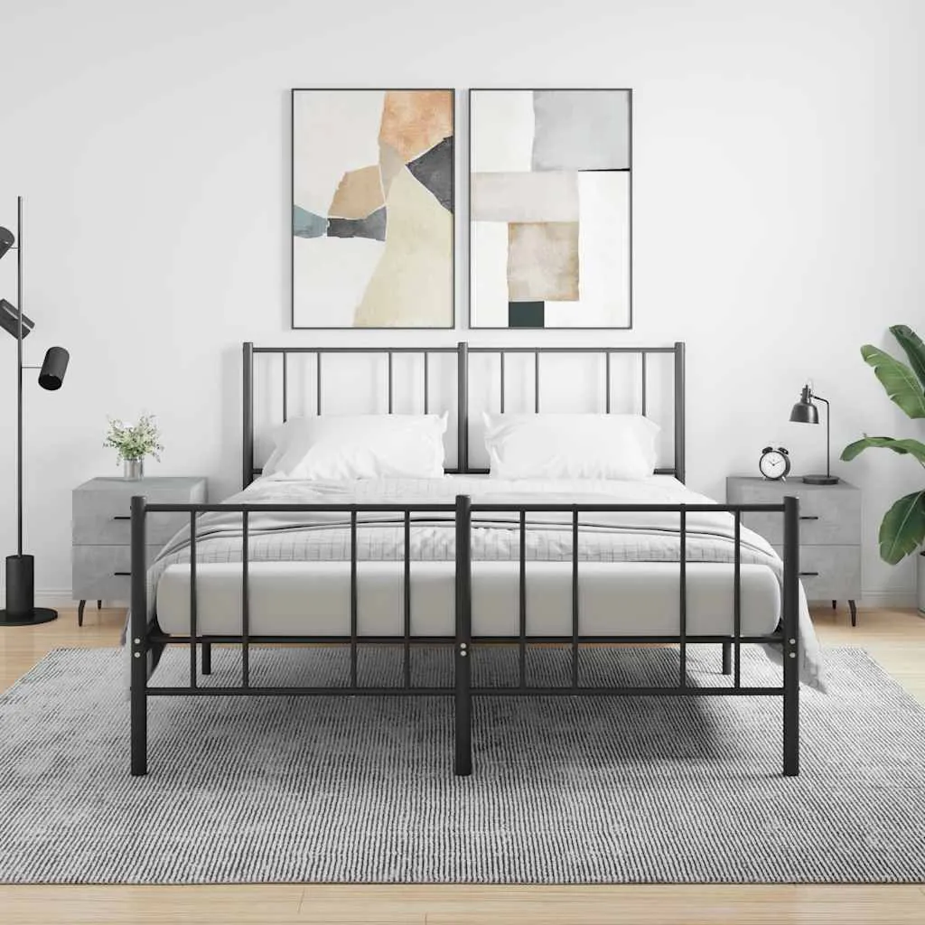 vidaXL Noćni ormarići 2 kom boja betona 40x35x47,5cm konstruirano drvo - Venlo