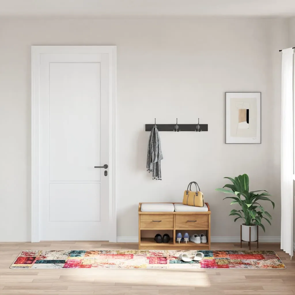 vidaXL Perivi tepih s patchworkom 80 x 300 cm raznobojni - Venlo