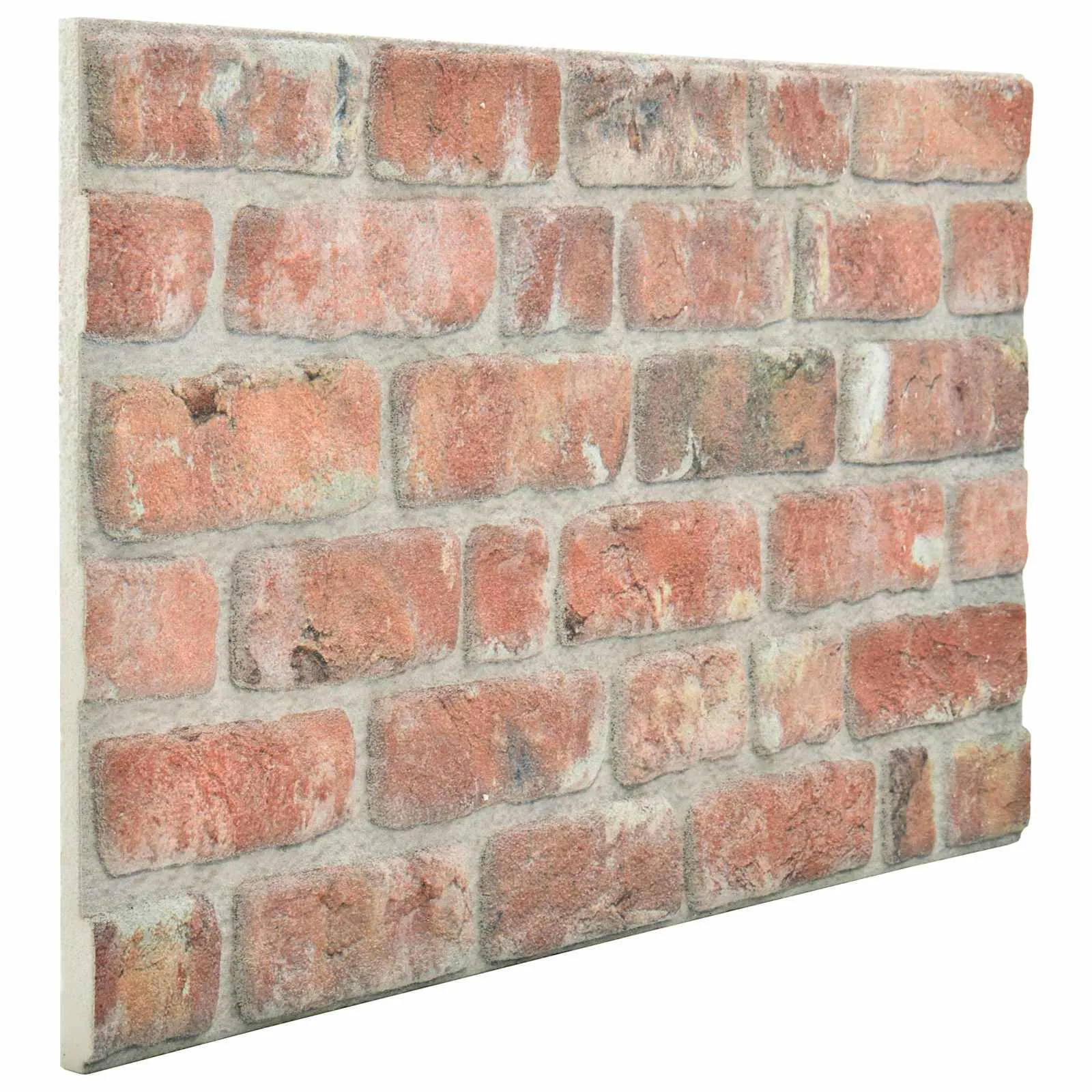 vidaXL Zidne panele 10 kom. 100 x 50 cm Crvena EPS pjena - Venlo