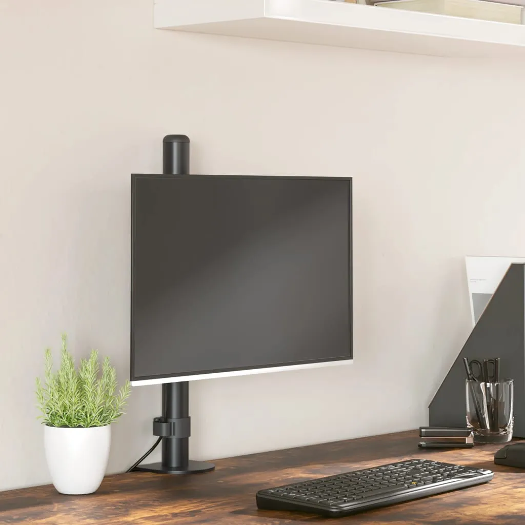 vidaXL Nosač za monitor crni čelični VESA 75/100 mm - Venlo