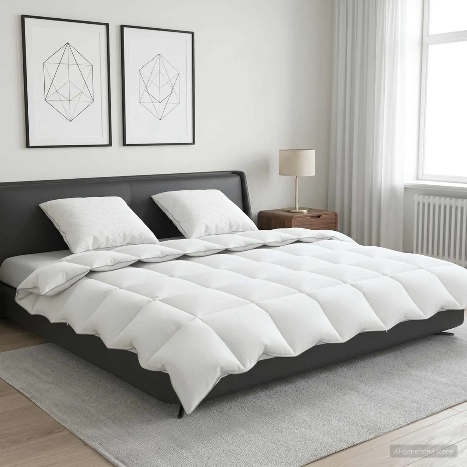 vidaXL 90% guska dol set FULDA 3 kom. 240 x 260 cm Sve sezone 210 GSM - Venlo