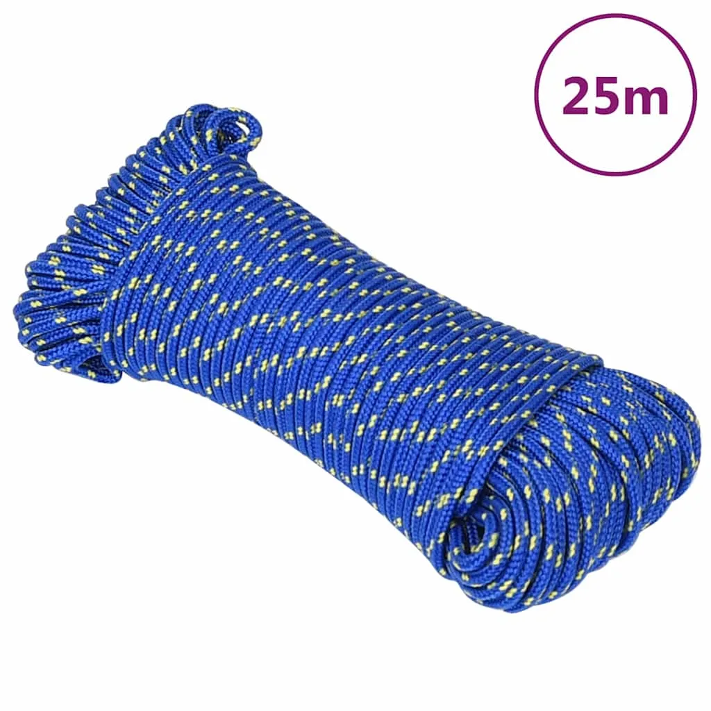vidaxl brodski konop plavi 4 mm 25 m od polipropilena - slika 1
