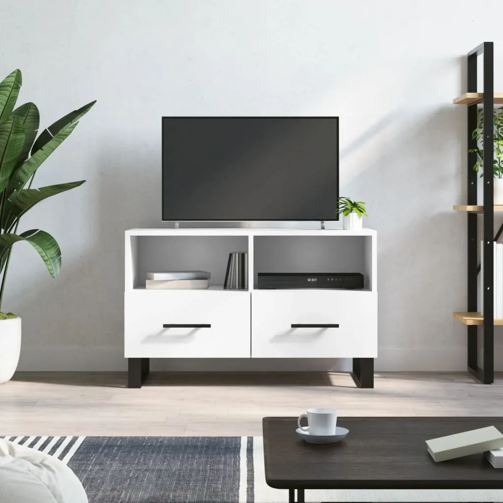 vidaXL TV ormarić bijeli 80 x 36 x 50 cm od konstruiranog drva - Venlo
