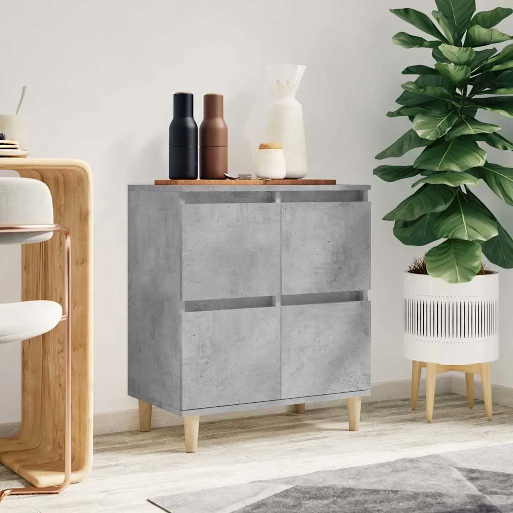 vidaXL Komoda siva boja betona 60x35x70 cm od konstruiranog drva - Venlo
