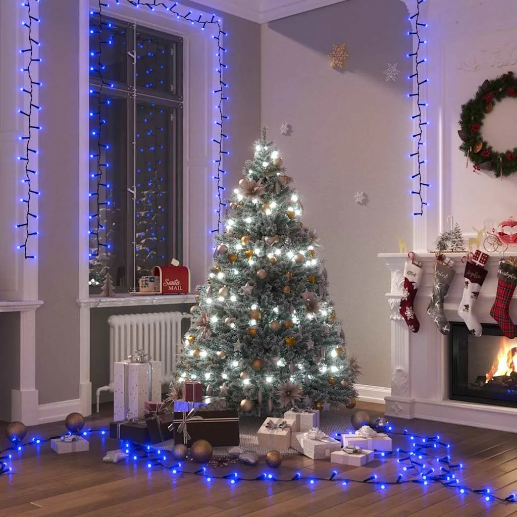 vidaxl kompaktna led traka s 400 led žarulja plava 13 m pvc - slika 1