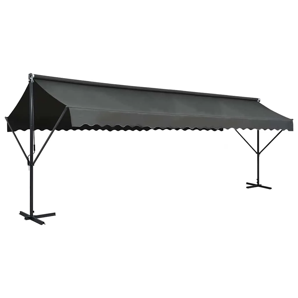 vidaXL Samostojeća tenda 600 x 300 cm antracit - Venlo