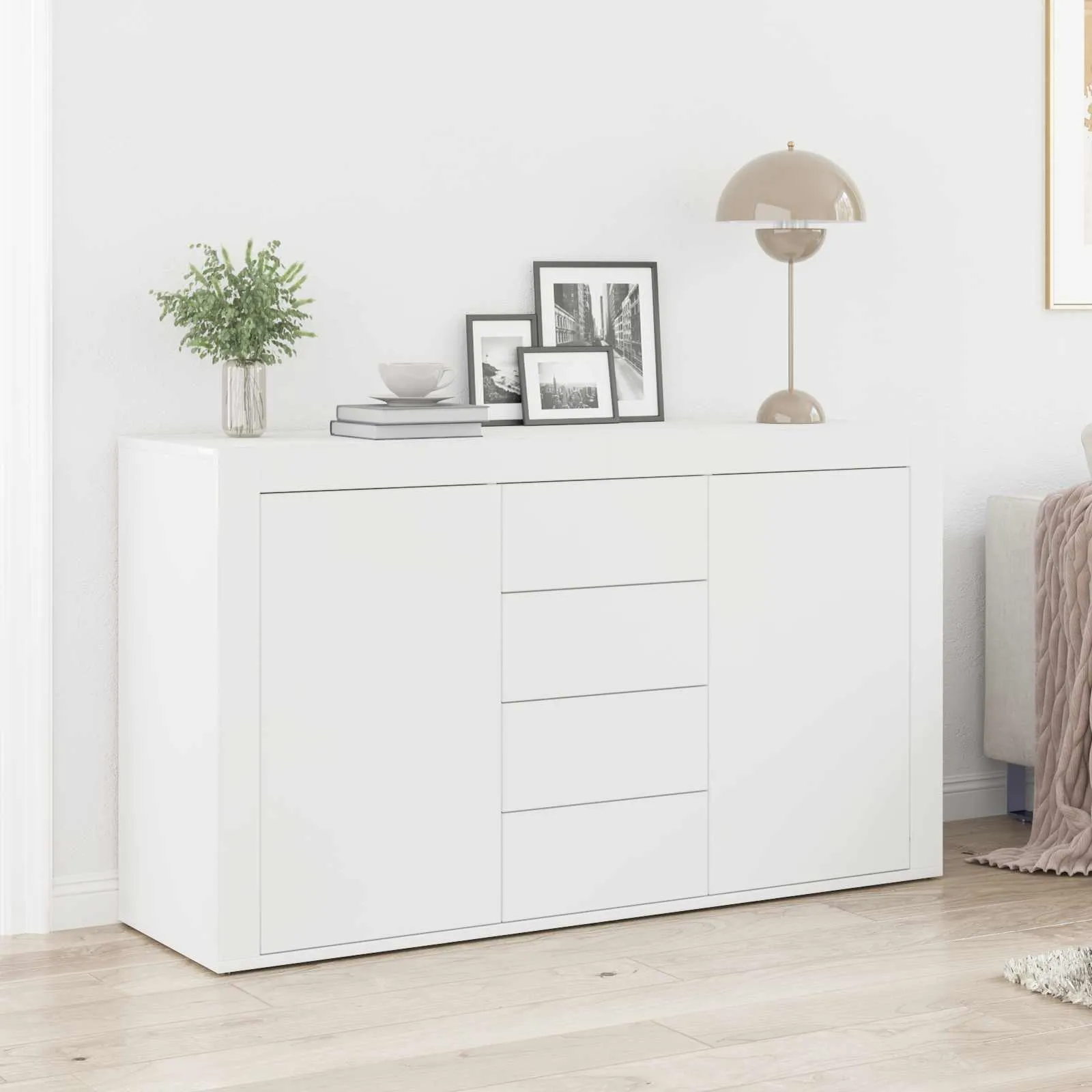 vidaXL Kreveta Bijelo 120 x 36 x 69 cm Konstruirano drvo - Venlo