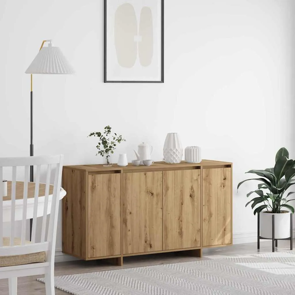 vidaXL Kreveta Umjetnički hrast 135 x 41 x 75 cm Konstruirano drvo - Venlo