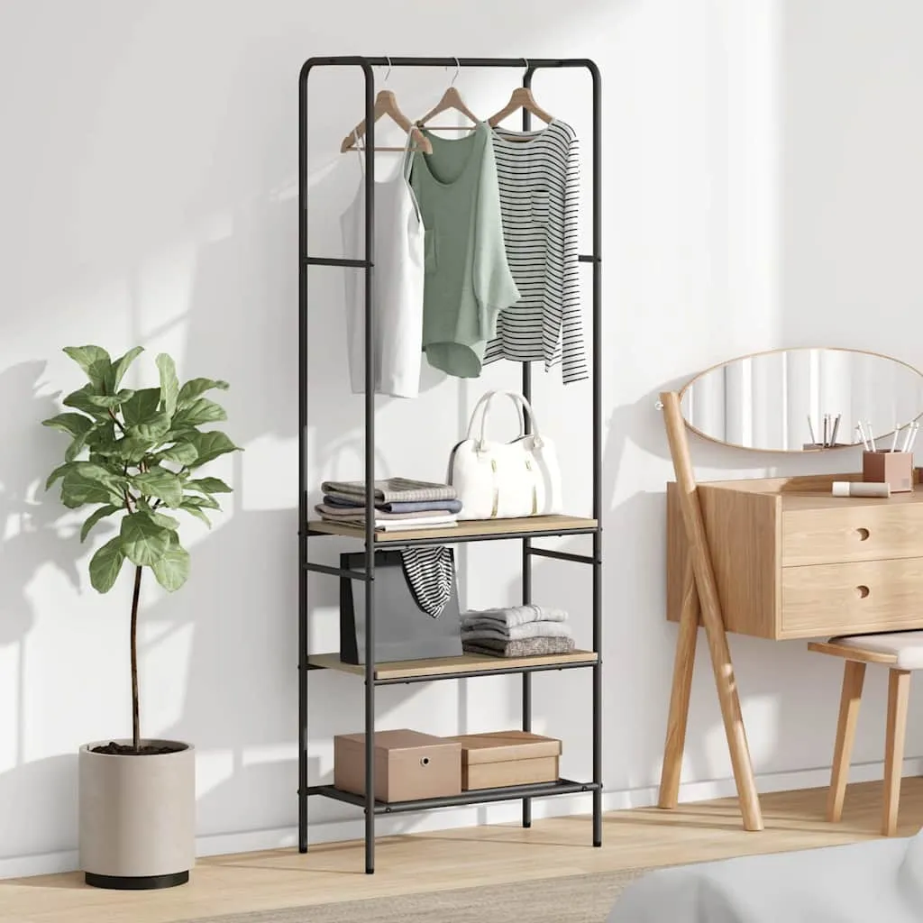 vidaXL Stalak za odjeću Sonoma hrast 60 x 30 x 171 cm - Venlo