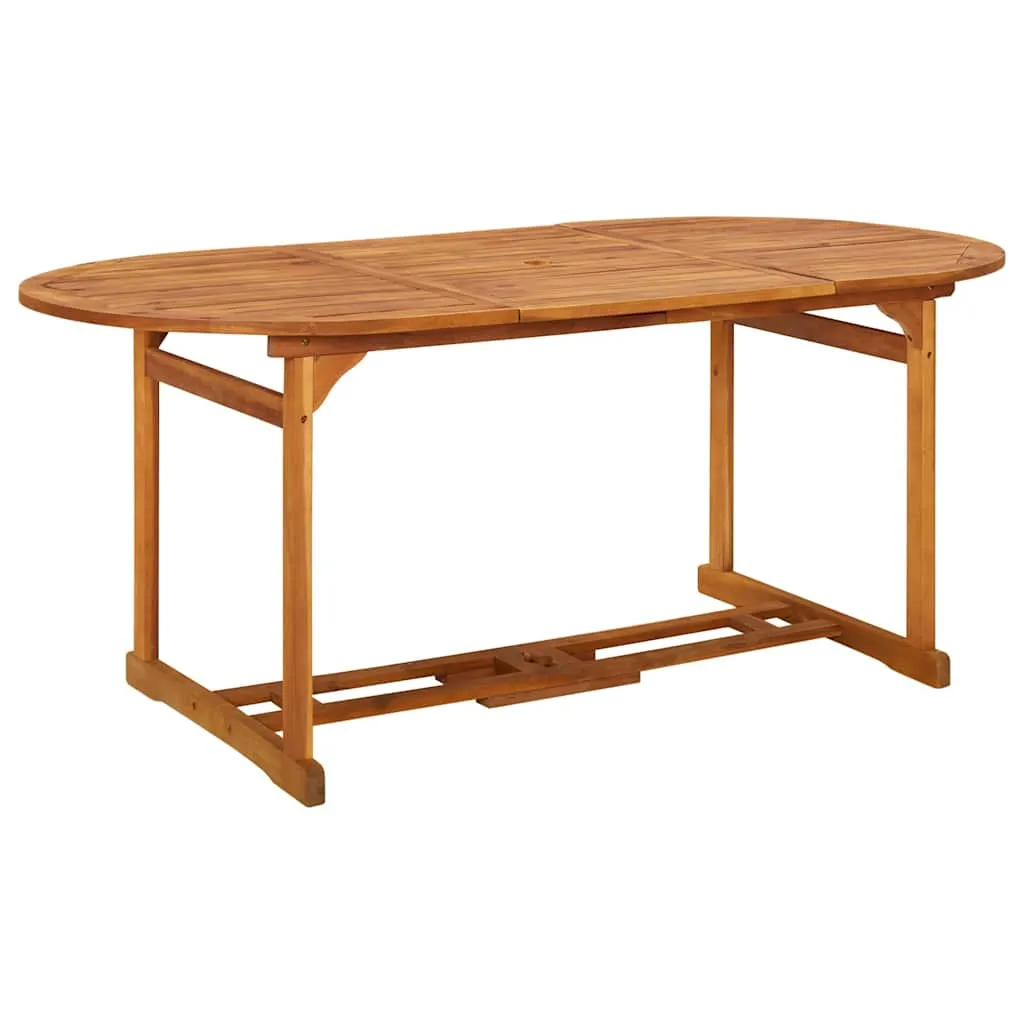 vidaXL Vrtni blagovaonski stol 180 x 90 x 75 cm masivno bagremovo drvo - Venlo