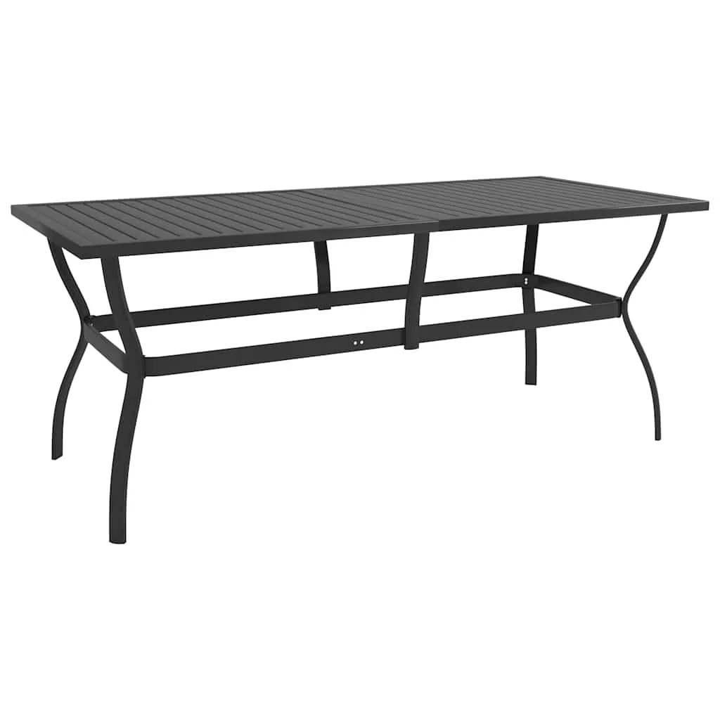 vidaXL Vrtni stol antracit 190 x 80 x 72 cm čelični - Venlo