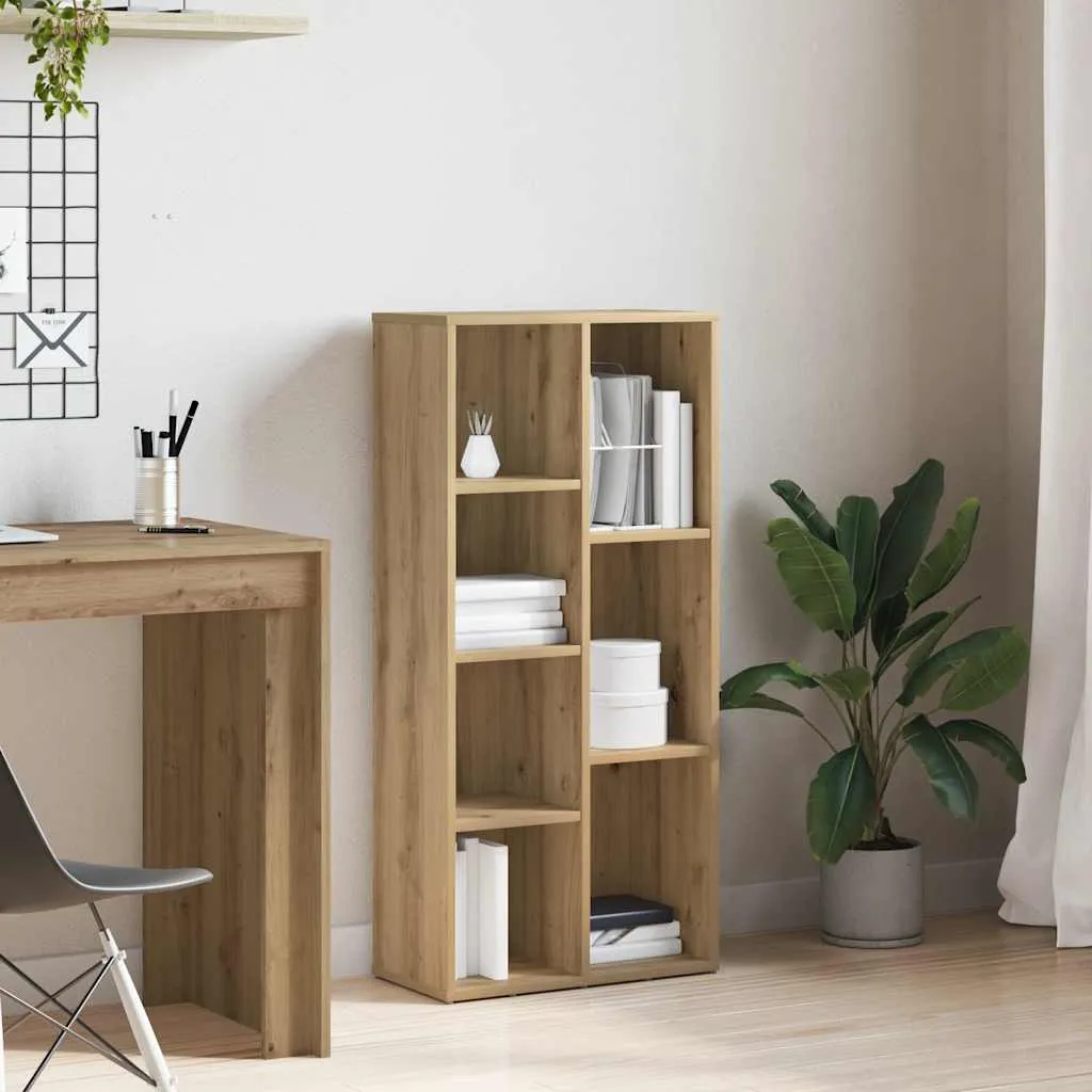 vidaxl ormarić za knjige artisan hrast 50x25x104 cm - slika 1
