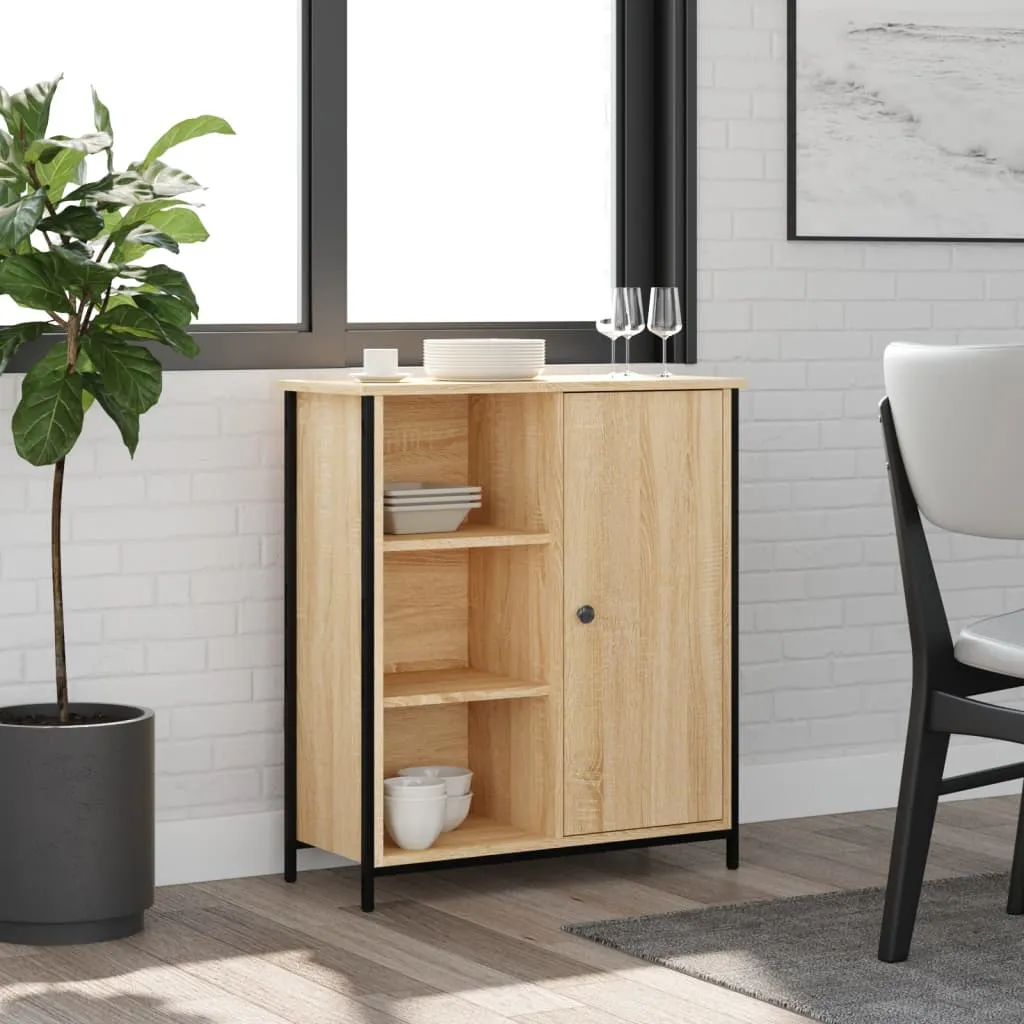 vidaXL Komoda boja hrasta sonome 70 x 30 x 80 cm od konstruiranog drva - Venlo