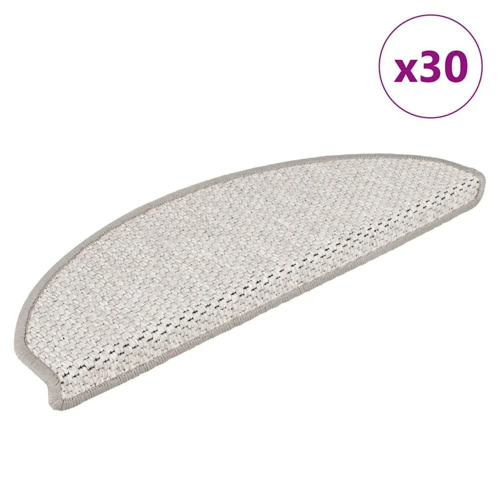 vidaxl prostirke za stepenice samoljepljive u izgledu sisala 30 kom - slika 1