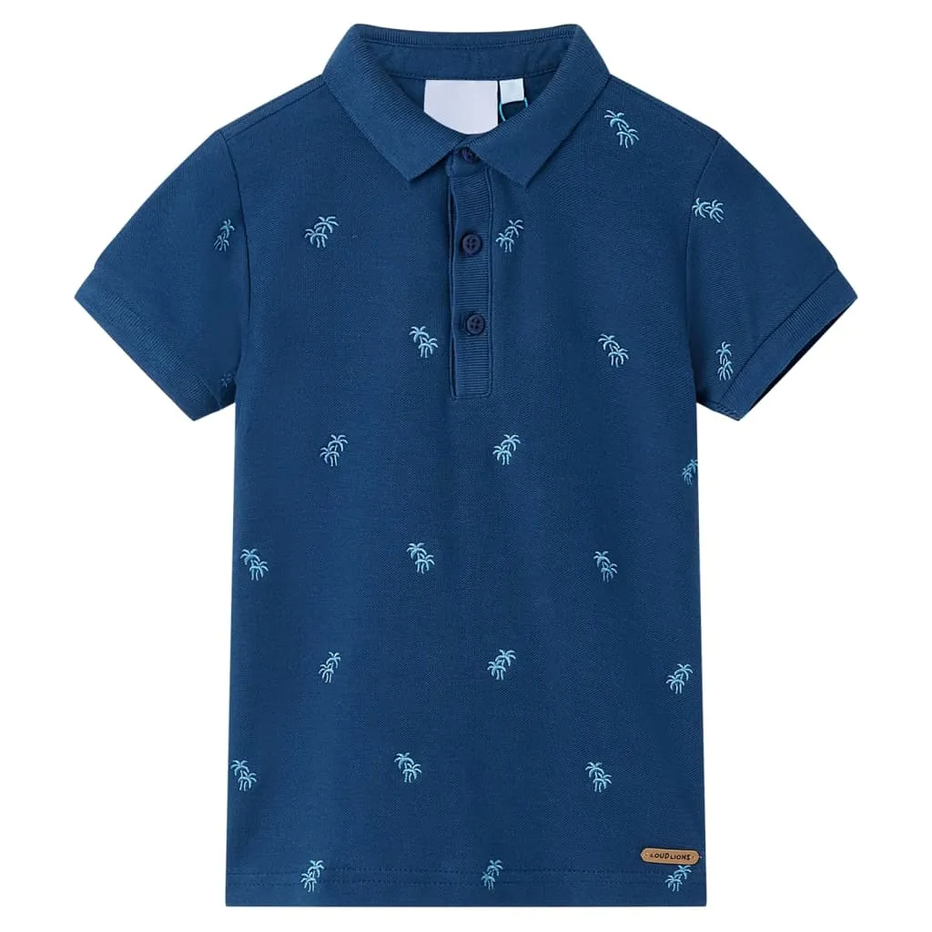 vidaXL Dječja polo majica tamnoplava 92 - Venlo
